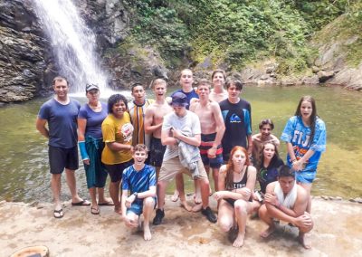 Fiji Coral Coast Culture WeekParticipant at the waterfall 1