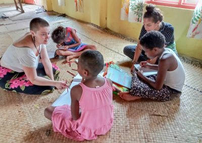 Fiji Coral Coast Teaching Programlearning with participant 6 1