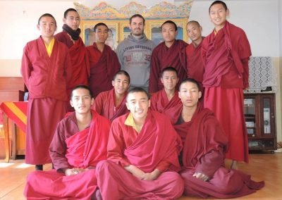 nepal Teaching at Buddhist Monasteries monk group