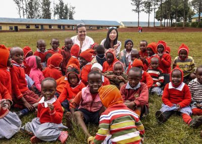 Kenya childcare Group photo of students and participants