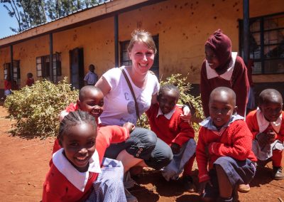 Kenya teach Participant with students